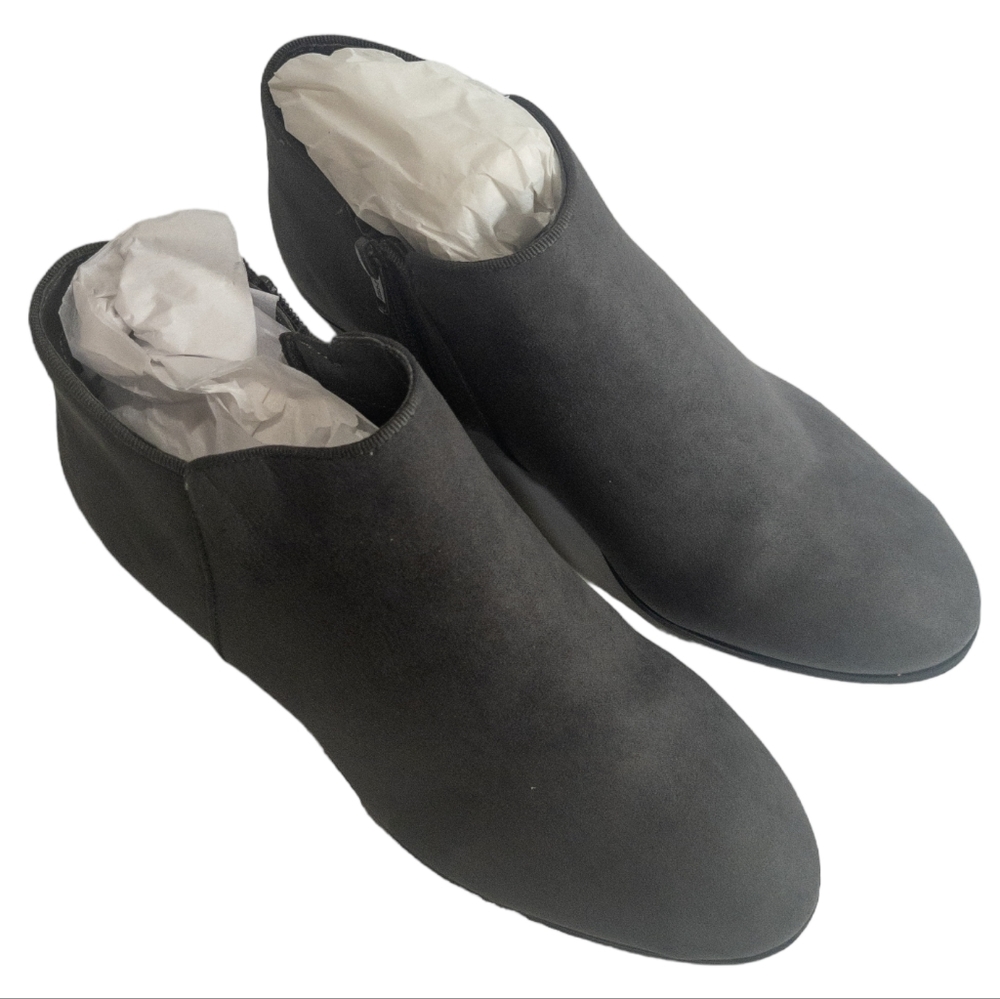 Wileyy Ankle Boots Charcoal -7 WIDE - Picture 4 of 5